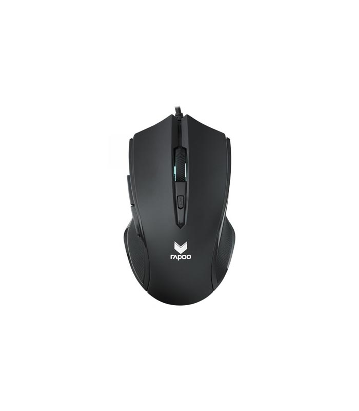 image1 Rapoo V20S Wired LED Optical Gaming Mouse - Black