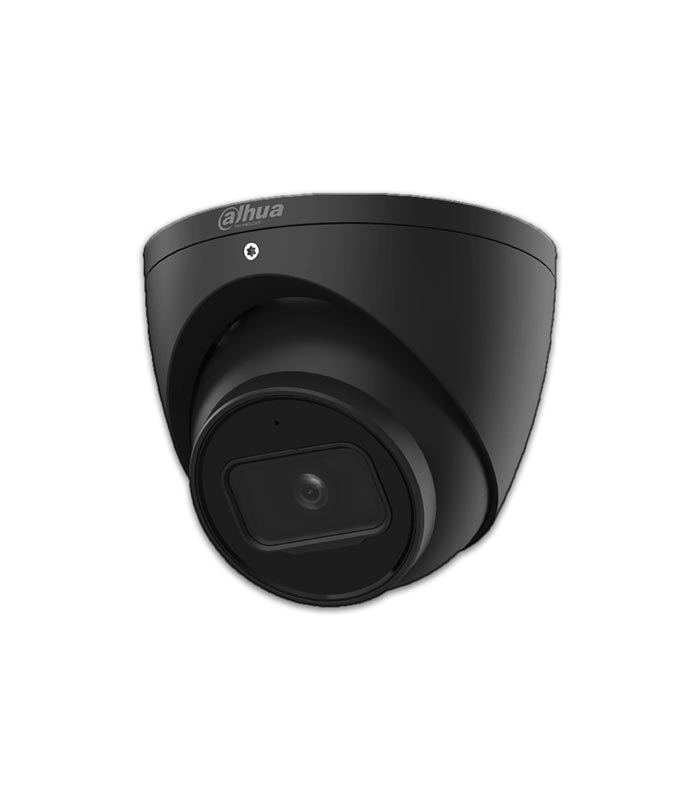 8p Dahua 8MP (4K) WizSense Fixed Starlight Turret (Black) - Image 1