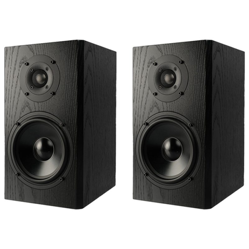 klh-f00086-a KLH AUDIO - Kendall 2B Bookshelf Speakers (PAIR) - Black Oak Veneer - Image 1