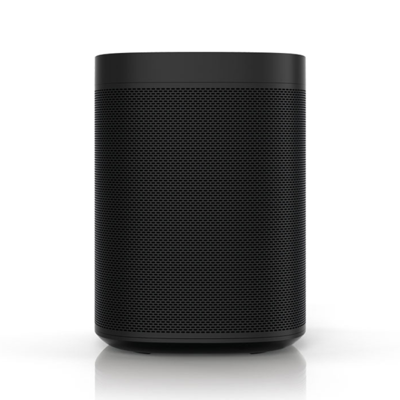 son-oneg2b Sonos ONE Gen 2 The Smart Speaker for Music Lovers - Black - Image 1
