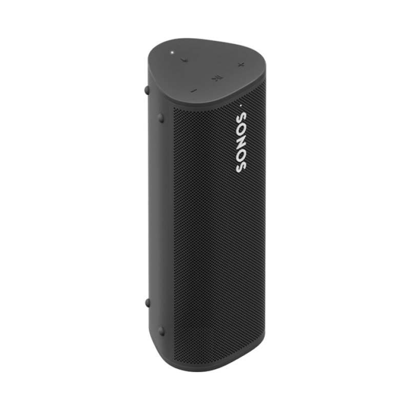 son-roam1r21blk-a Sonos ROAM The Portable Smart Speaker for listening at home and on the go - Black - Image 1