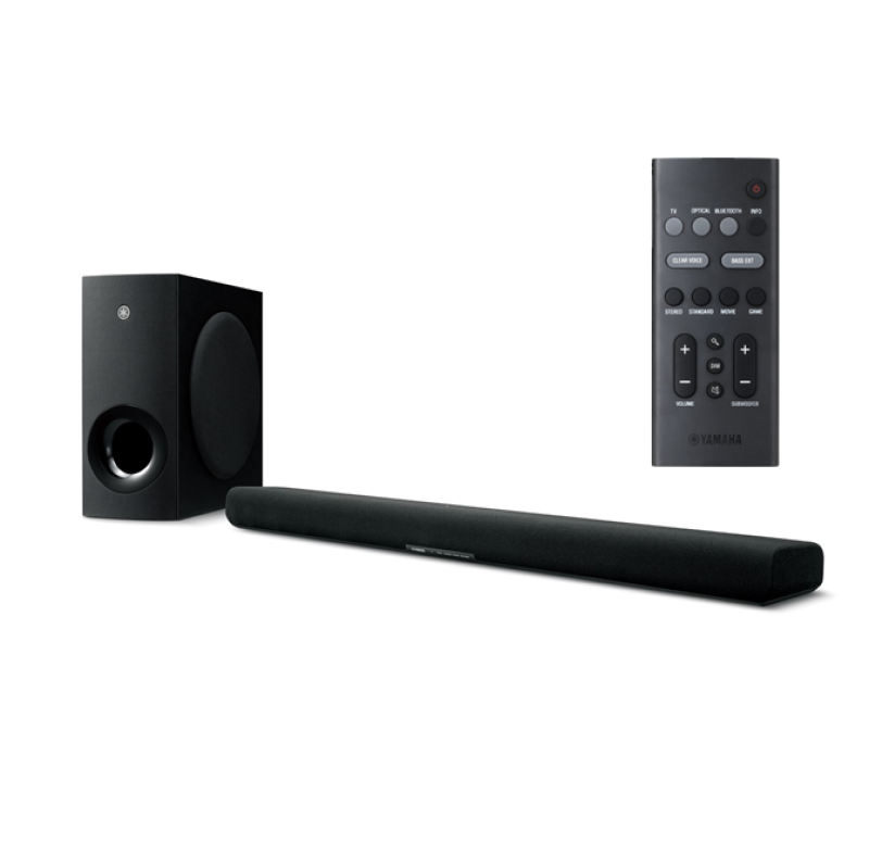 yam-sr-b40a-a Yamaha SR-B40A Full Size Virtual Atmos Soundbar with Wireless Suboofer - Black - Image 1
