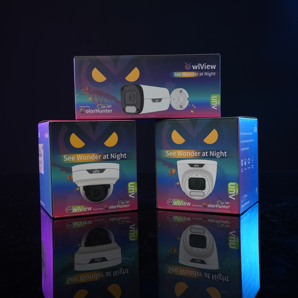 UNV OWLVIEW 4MP 4CH KIT WITH 4*OWLVIEW TURRET CAMERAS - Image 3