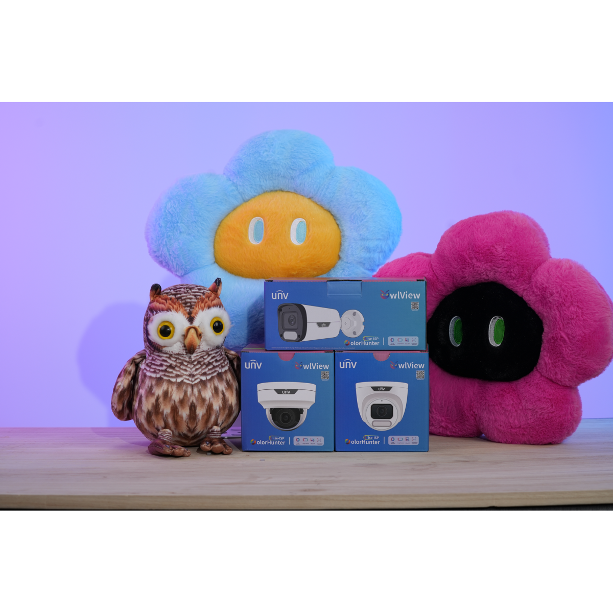 UNV OWLVIEW 4MP 4CH KIT WITH 4*OWLVIEW TURRET CAMERAS - Image 6