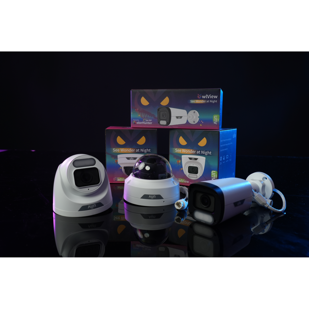 UNV OWLVIEW 4MP 4CH KIT WITH 4*OWLVIEW TURRET CAMERAS - Image 8