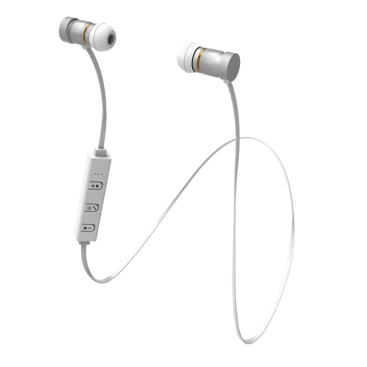 Laser Wireless Bluetooth Earphones White - Image 2