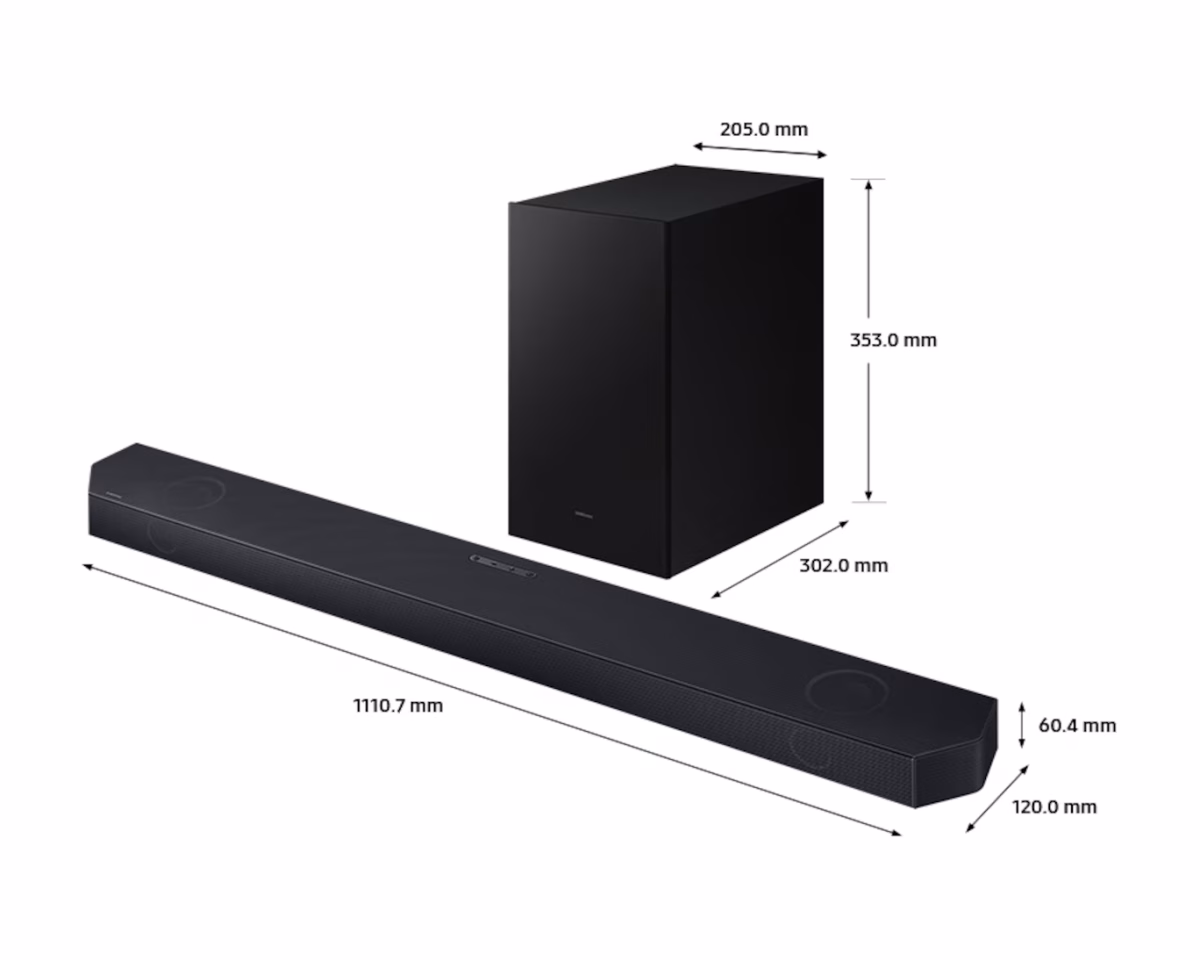 Samsung HW-Q700D/XY Q700D Q Series 3.1.2ch Soundbar with 6.5" Wireless Subwoofer - Image 4