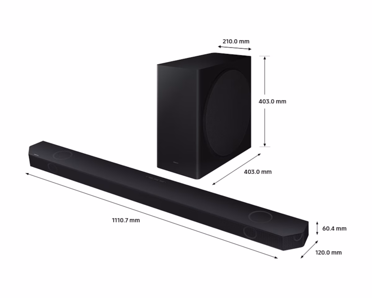 Samsung HW-Q800D/XY Q800D Q Series 5.1.2ch Soundbar with 8" Wireless Subwoofer - Image 9